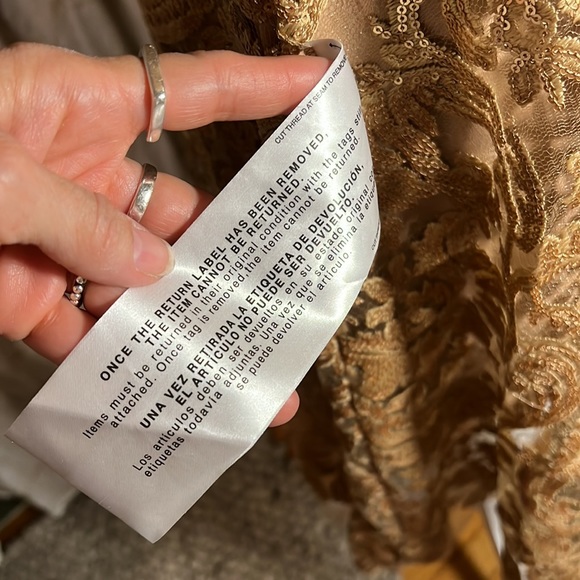 NWT Dress the Population Women's Blair Plunging Fit and Flare Midi Dress - Picture 6 of 8